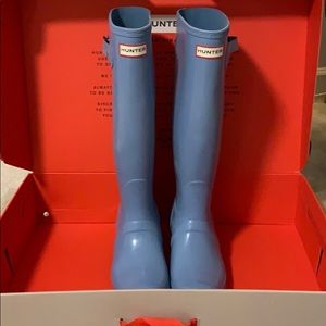 Hunter Women’s Original Tall Rain Boots: Pale Blue